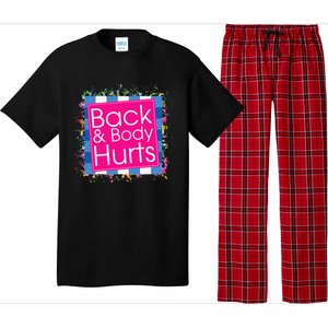 Funny Back Body Hurts Pajama Set