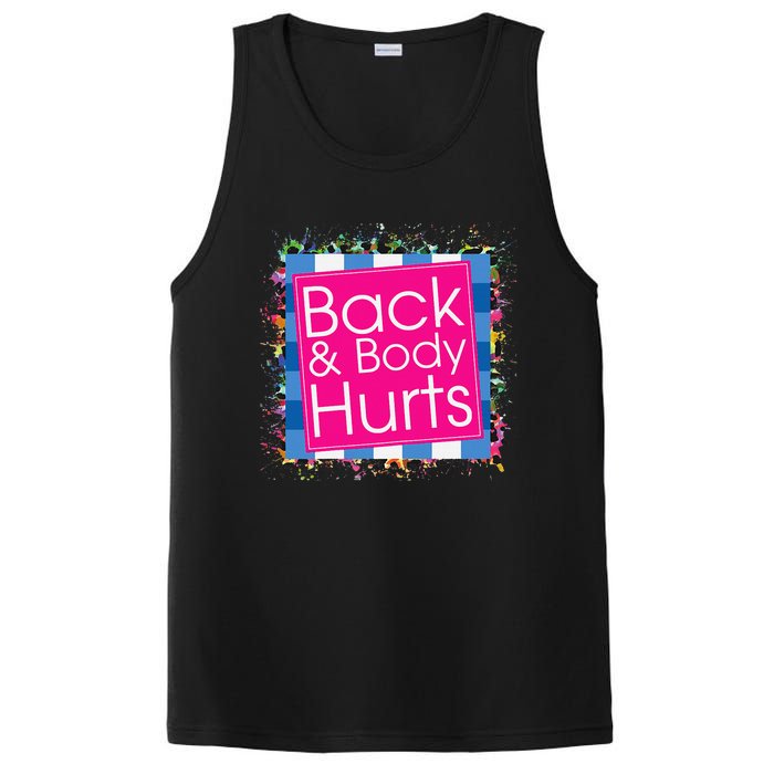 Funny Back Body Hurts PosiCharge Competitor Tank