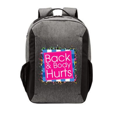 Funny Back Body Hurts Vector Backpack