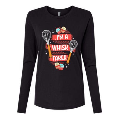 Funny Baking Baker Gift Whisk Pun Pastry Chef Cook Present Womens Cotton Relaxed Long Sleeve T-Shirt