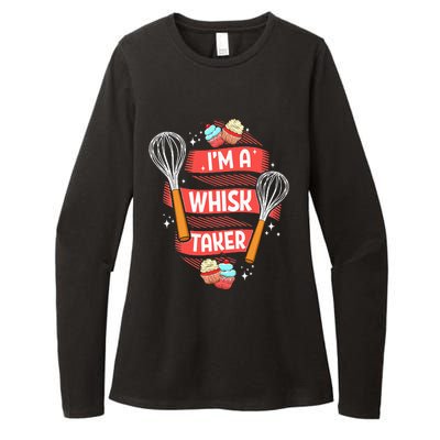 Funny Baking Baker Gift Whisk Pun Pastry Chef Cook Present Womens CVC Long Sleeve Shirt