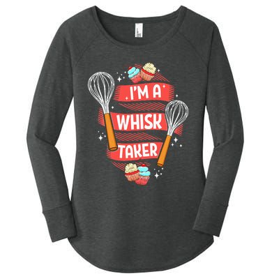 Funny Baking Baker Gift Whisk Pun Pastry Chef Cook Present Women's Perfect Tri Tunic Long Sleeve Shirt