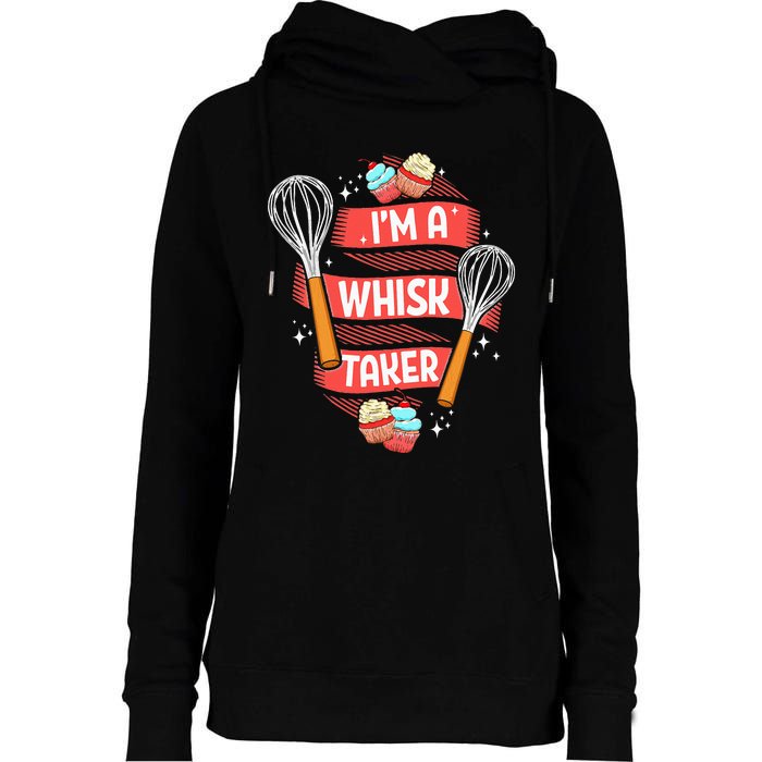 Funny Baking Baker Gift Whisk Pun Pastry Chef Cook Present Womens Funnel Neck Pullover Hood