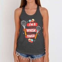 Funny Baking Baker Gift Whisk Pun Pastry Chef Cook Present Women's Knotted Racerback Tank