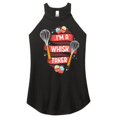 Funny Baking Baker Gift Whisk Pun Pastry Chef Cook Present Women's Perfect Tri Rocker Tank