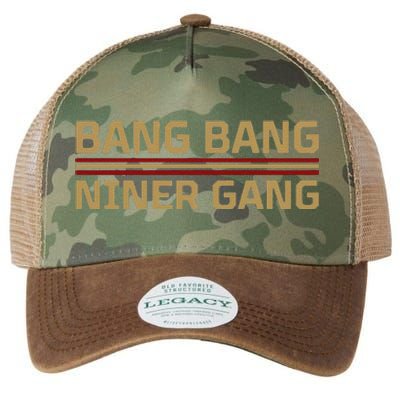 Funny Bang Bang Niner Gang Football San Francisco Sports Legacy Tie Dye Trucker Hat