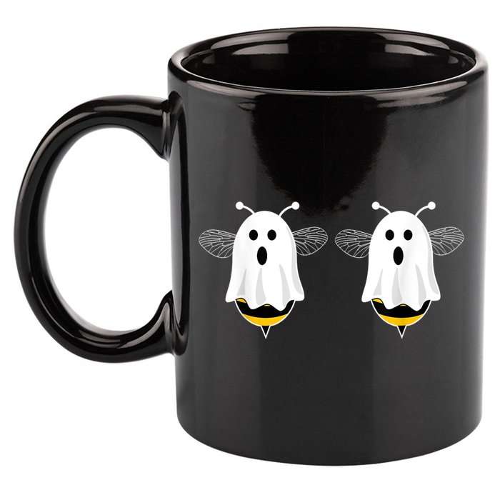 Funny Boo Bees Couples Halloween Costume 11oz C Handle Ceramic Mug