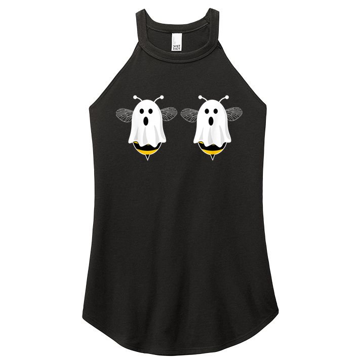 Funny Boo Bees Couples Halloween Costume Women's Perfect Tri Rocker Tank