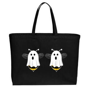 Funny Boo Bees Couples Halloween Costume Cotton Canvas Jumbo Tote