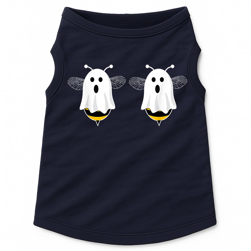 Funny Boo Bees Couples Halloween Costume Doggie Tank