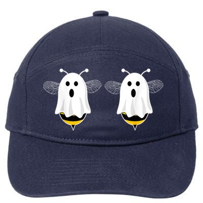 Funny Boo Bees Couples Halloween Costume 7-Panel Snapback Hat