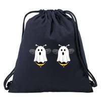 Funny Boo Bees Couples Halloween Costume Drawstring Bag