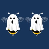 Funny Boo Bees Couples Halloween Costume 16 in Basic Backpack