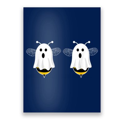 Funny Boo Bees Couples Halloween Costume Poster