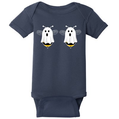 Funny Boo Bees Couples Halloween Costume Baby Bodysuit