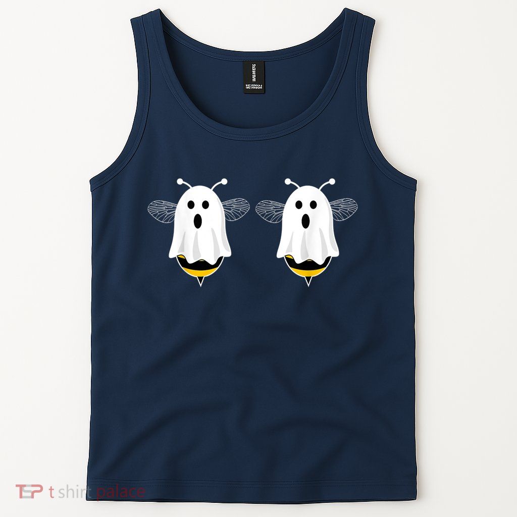 Funny Boo Bees Couples Halloween Costume Tank Top