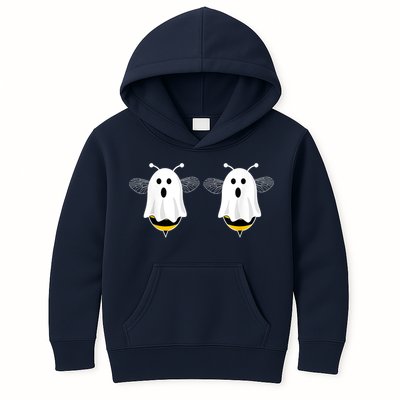 Funny Boo Bees Couples Halloween Costume Kids Hoodie