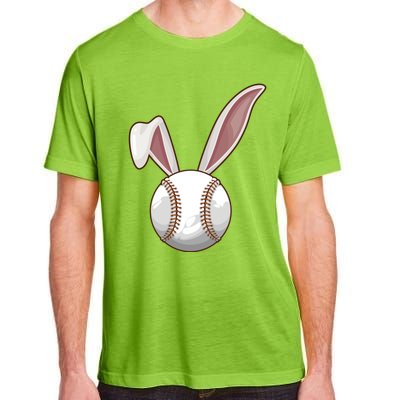 Funny Baseball Ball Catcher Happy Easter Day Bunny Gift Adult ChromaSoft Performance T-Shirt