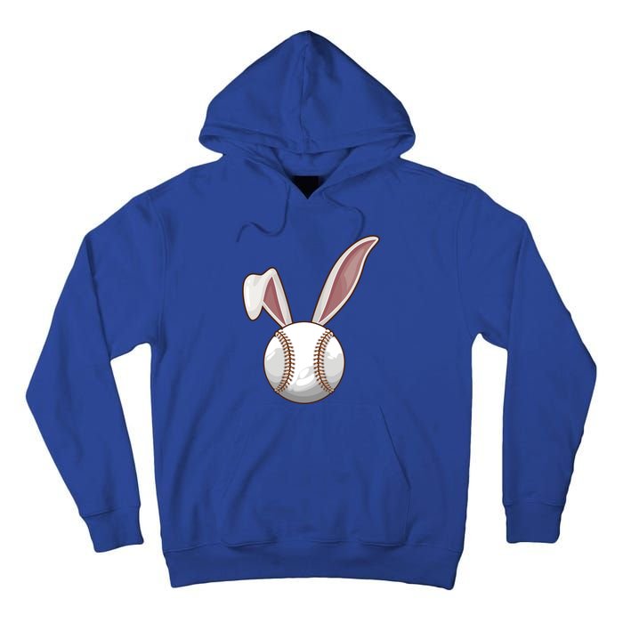 Funny Baseball Ball Catcher Happy Easter Day Bunny Gift Tall Hoodie