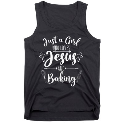 Funny Baking Baker Gift For Women Cool Jesus Christian Bake Tank Top