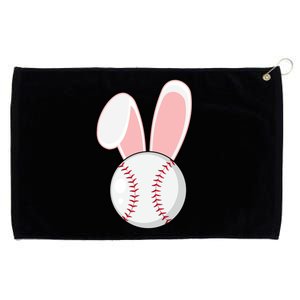 Funny Baseball Bunny Easter Gift Gift Grommeted Golf Towel