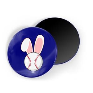 Funny Baseball Bunny Easter Gift Gift Magnet