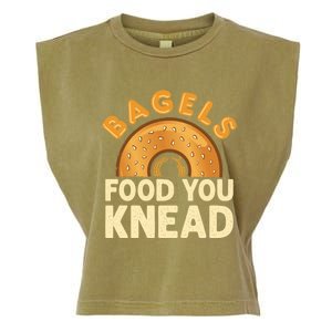 Funny Bagel Bagels Lover Cute Breakfast Food Foodie Gift Garment-Dyed Women's Muscle Tee