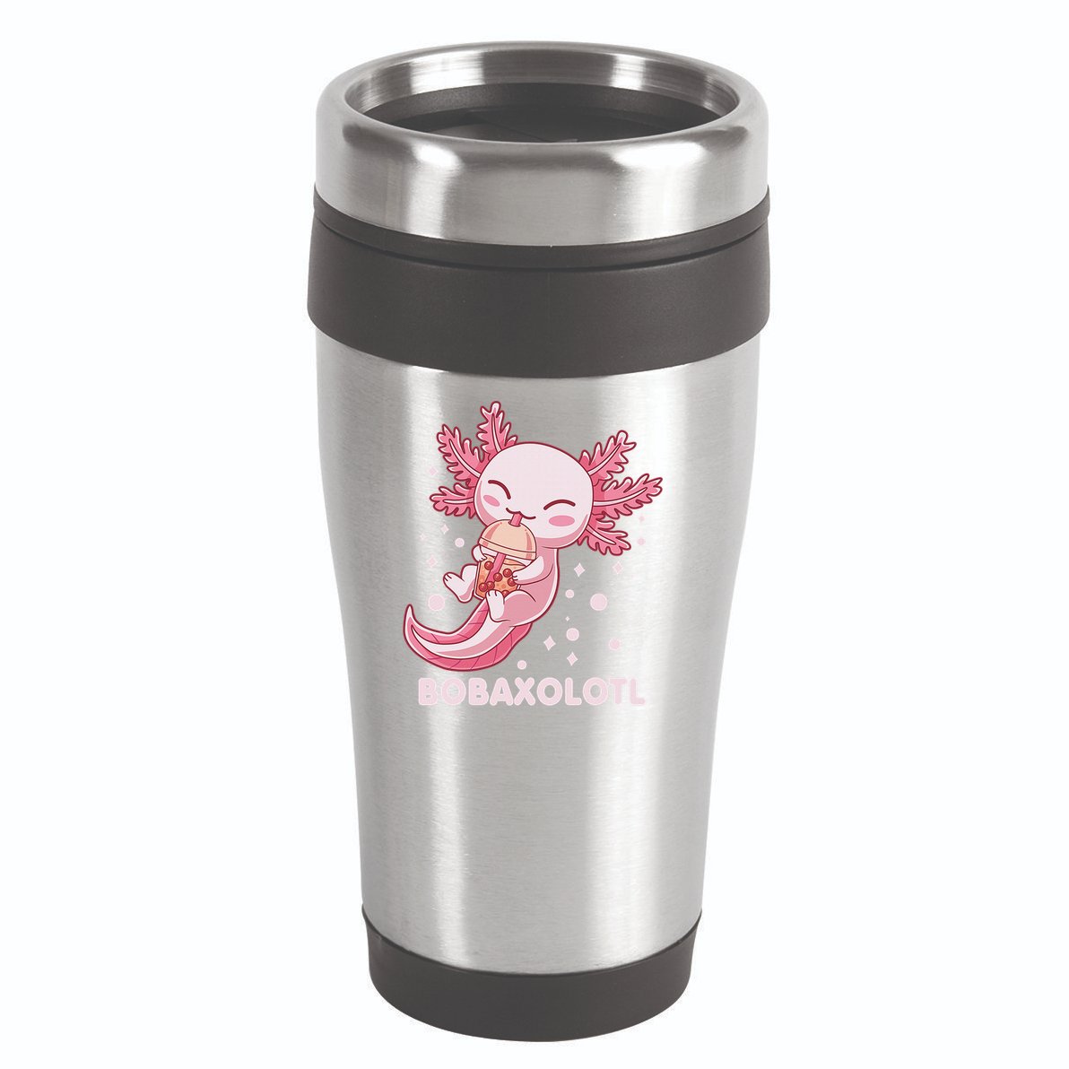 Funny Bobaxolotl Boba Tea Bubble Milk Kawaii Axolotl Anime  16oz Travel Tumbler