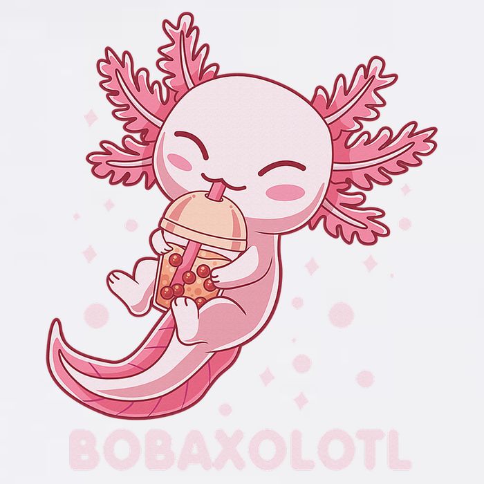 Funny Bobaxolotl Boba Tea Bubble Milk Kawaii Axolotl Anime  Button