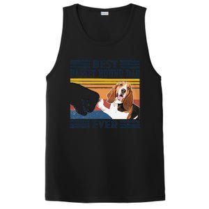 Funny Best Basset Hound Dad Ever Funny Dog Lover Fathers Day Gift PosiCharge Competitor Tank