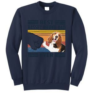 Funny Best Basset Hound Dad Ever Funny Dog Lover Fathers Day Gift Sweatshirt