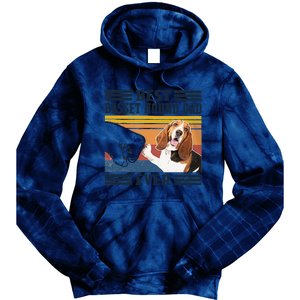 Funny Best Basset Hound Dad Ever Funny Dog Lover Fathers Day Gift Tie Dye Hoodie