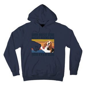 Funny Best Basset Hound Dad Ever Funny Dog Lover Fathers Day Gift Tall Hoodie