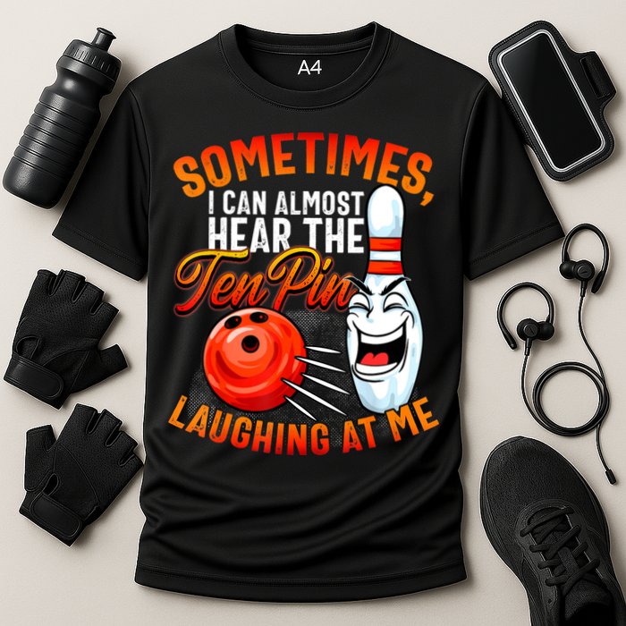 Funny Bowling , Bowler Tee, Tenpin Bowling, Ten Pin Cooling Performance Crew T-Shirt