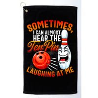 Funny Bowling , Bowler Tee, Tenpin Bowling, Ten Pin Golf Towel
