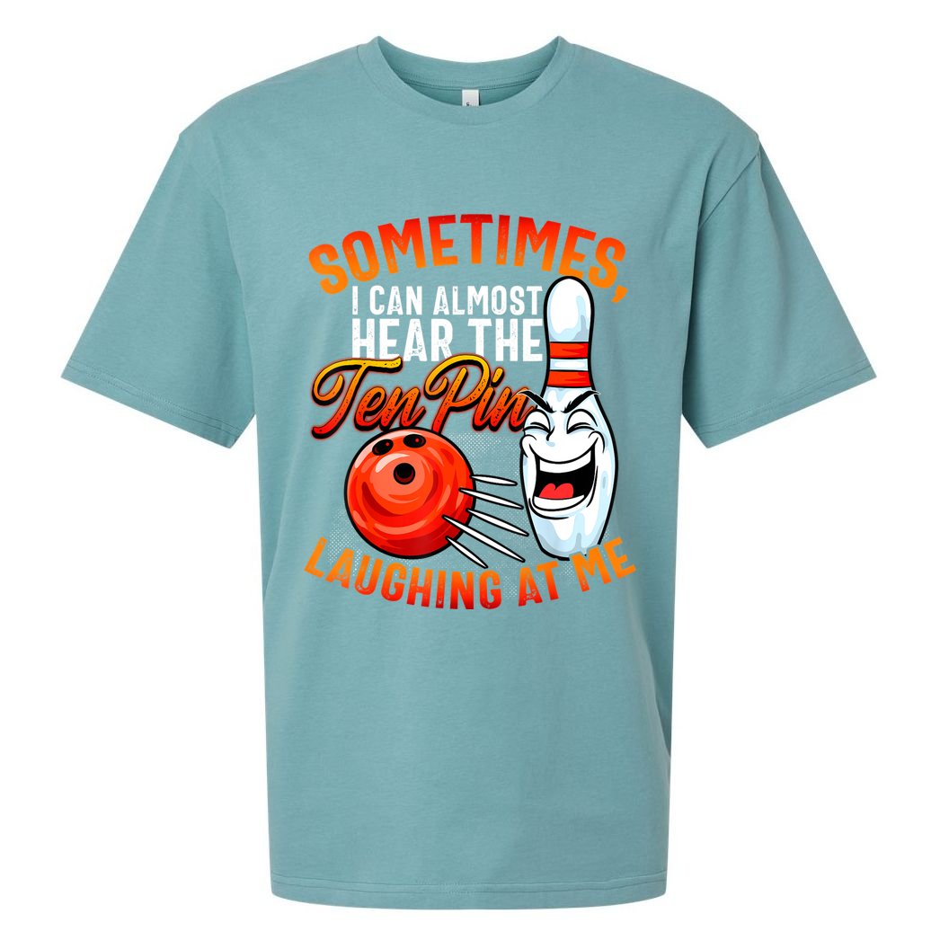 Funny Bowling , Bowler Tee, Tenpin Bowling, Ten Pin Sueded Cloud Jersey T-Shirt