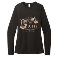 Flourish Blotts Bookish Hp Wizard Womens CVC Long Sleeve Shirt