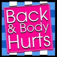 Funny Back Body Hurts Quote Exercise Workout Gym Cooling Performance Crew T-Shirt