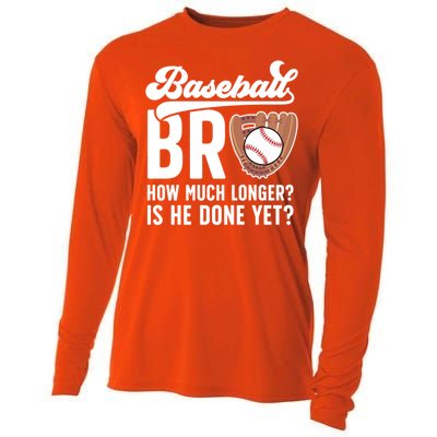 Funny Baseball Brother Baseball PlayerS Brother Gift Cooling Performance Long Sleeve Crew