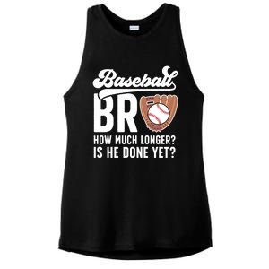 Funny Baseball Brother Baseball PlayerS Brother Gift Ladies PosiCharge Tri-Blend Wicking Tank