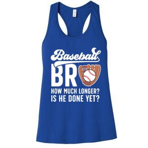 Funny Baseball Brother Baseball PlayerS Brother Gift Women's Racerback Tank