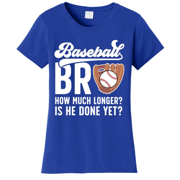 Funny Baseball Brother Baseball PlayerS Brother Gift Women's T-Shirt