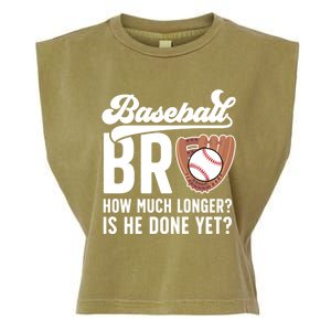 Funny Baseball Brother Baseball PlayerS Brother Gift Garment-Dyed Women's Muscle Tee