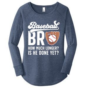 Funny Baseball Brother Baseball PlayerS Brother Gift Women's Perfect Tri Tunic Long Sleeve Shirt