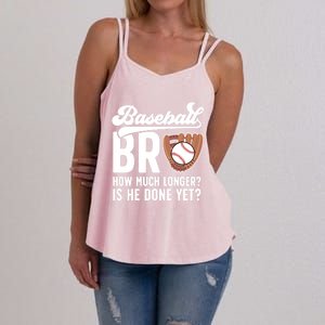 Funny Baseball Brother Baseball PlayerS Brother Gift Women's Strappy Tank