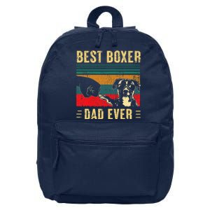 Funny Best Boxer Dad Ever Funny Boxer Dog Dad Fathers Day 16 in Basic Backpack