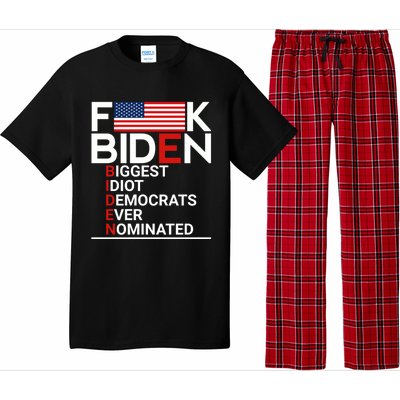 Fuck Biden Biggest Idiot Ever Pajama Set