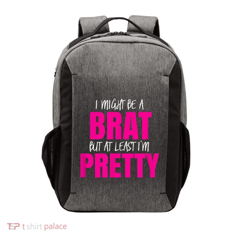 Funny Brat But Pretty Vector Backpack