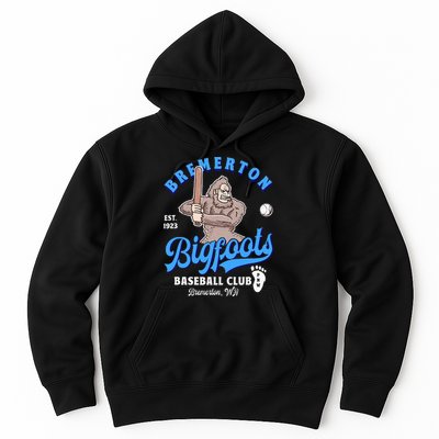 Funny Bigfoot Baseball Retro Minor League Baseball Team Hoodie