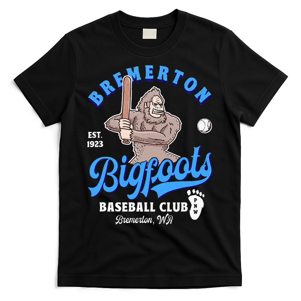 Funny Bigfoot Baseball Retro Minor League Baseball Team T-Shirt